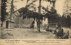 CPA Foret Perthes les Hurlus Maison forestiere pres de laquelle nos poilus livrerent de terribles assauts 