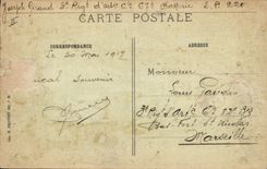 CPA Foret Perthes les Hurlus Maison forestiere pres de laquelle nos poilus livrerent de terribles assauts 