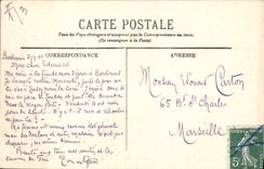 VINTAGE POSTCARD Drill Esterel rocks of Suvieres and Maison forestiere of the Three Thermal baths