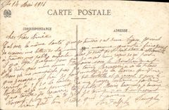 VINTAGE POSTCARD Drill Collars of the Vosges House forestiere and vault of Chapelotte Valley of Those