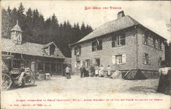 VINTAGE POSTCARD Drill Collars of the Vosges House forestiere of Praye between Moussey and the collar of Praye while going in Donon