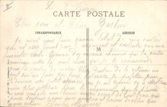 VINTAGE POSTCARD Perthes Drill Hurlus House forestiere Militaria