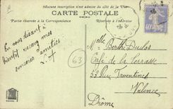 VINTAGE POSTCARD Drill Mount Pilat Country cottage of the forester in the Madeleine