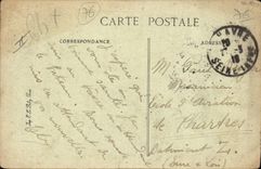 VINTAGE POSTCARD Boat Steamer Le Havre the Deck chair France and the entry of the port