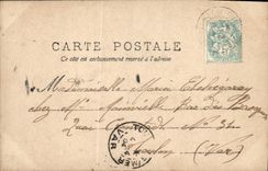 VINTAGE POSTCARD Fantasy Woman Cabbages Child