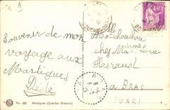 CPA Fantaisie Illustrateur Leve Martigues Quartier Brescon 