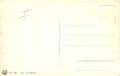 VINTAGE POSTCARD Fantasy Raised Illustrator Seen on Menton