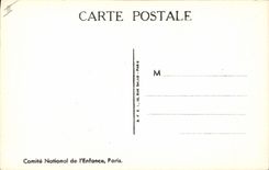 CPA Fantaisie Illustrateur Le Sourt Semaine nationale de l'enfance Le lievre et la tortue