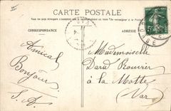 VINTAGE POSTCARD Militaria fast Fantasy It of the class Train