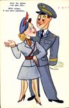 CPA Fantaisie Militaria Illustrateur Cass Pilote Aviation