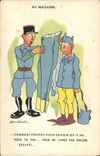 CPA Fantaisie Militaria Au magasin Jean Cheval