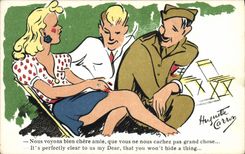 CPA Fantaisie Militaria 