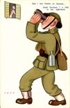 CPA Fantaisie Militaria Illustrateur Cass 
