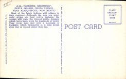 VINTAGE POSTCARD Indian Isleta indians near Albuquerque New Mexico City