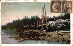 VINTAGE POSTCARD Indian Kassan Alaska