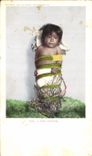 VINTAGE POSTCARD Indiens has Pima Pappoose