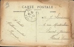 VINTAGE POSTCARD Chateauroux Tobacco factory