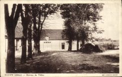 VINTAGE POSTCARD Neuvy Shop tobacconist's