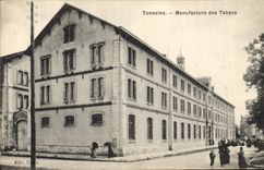 VINTAGE POSTCARD Torreins tobacco factory
