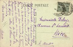 VINTAGE POSTCARD Balloon of Alsace Lime pit of Canon house forestiere