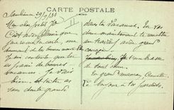 CPA Morvan Les Settons La maison des gardes