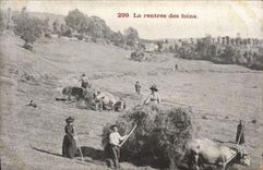 CPA La rentree des foins 