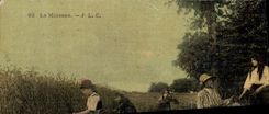 VINTAGE POSTCARD the harvest