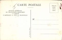 CPA Bateau Paquebot SGTM Floraida Fumoir des 1ere classes Tabac 