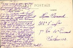 CPA Bateau Paquebot France par grosse mer 