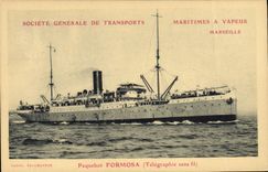 CPA Bateau Paquebot Formosa Marseille