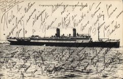 CPA Bateau Paquebot L'Espagne 