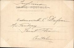 VINTAGE POSTCARD Fantasy Woman the pin