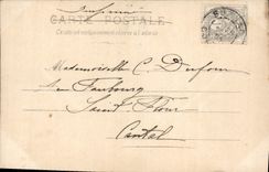 VINTAGE POSTCARD Fantasy Woman Man the pin