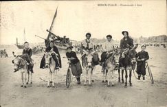 CPA Ane Mule Berck Plage Promenade a anes
