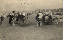 CPA Ane Mule Berck Plage Promenade a anes