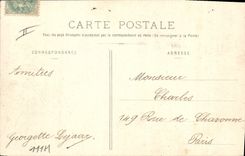 CPA Ane Mule Berck Plage Les aniers 