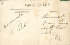 CPA Ane Mule Vichy Aux bords de l'Allier 