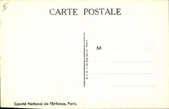 CPA Fantaisie Illustrateur Semaine nationale de l'enfance Les canards et la tortue 