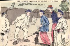 VINTAGE POSTCARD Militaria 7 fishings capital of the soldier anger