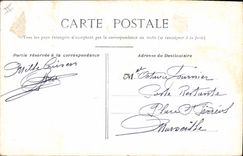CPA Militaria L'ecole de la guerre Licence es lettre