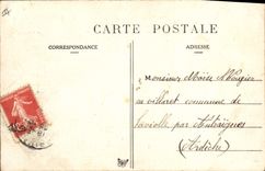 VINTAGE POSTCARD Militaria With the barracks what a blue sees