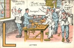 CPA Militaria Lettres