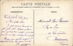 VINTAGE POSTCARD Militaria With the theory