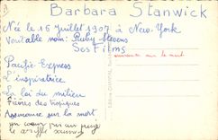 CPM Cinema Barbara Stanwyck
