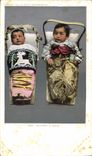 VINTAGE POSTCARD Brothers in exiles Indiens