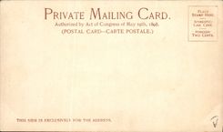 VINTAGE POSTCARD Indian Year Embryonic Warrior