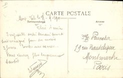 VINTAGE POSTCARD strategic Suresnes Route Telegraphs military TOP