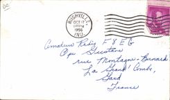 VINTAGE POSTCARD Telegraphy Rushville Ind W9ERV