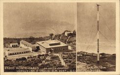 CPA Radio Monte Carlo le centre emetteur Telegraphie 