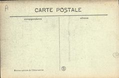 Telegrafía de Auvergne de la POSTAL de la VENDIMIA el observatorio de Puy de Dome